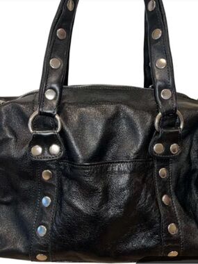 Hammitt Westwood Black Studded Shoulder/Satchel Bag